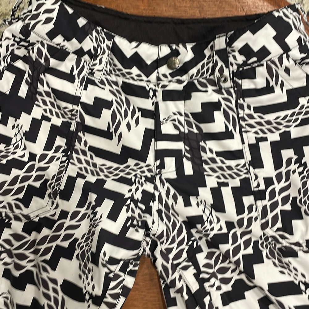 Burton Lucky DryRide Pant size M. Zippers and snaps all good. Hems worn some.